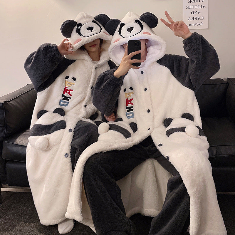 Unisex Adults 3D Character Plush Pajama Set