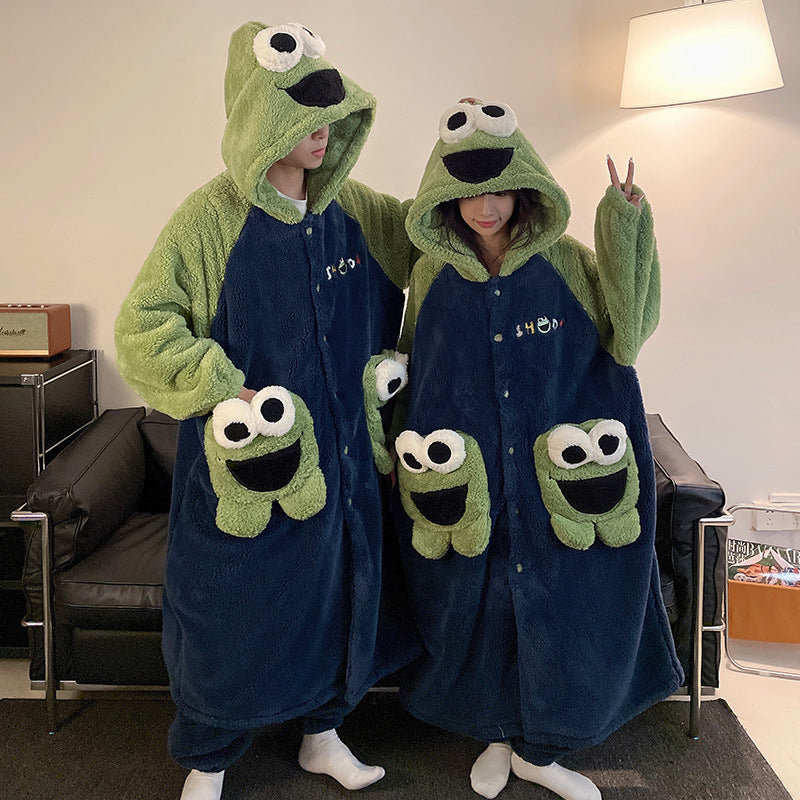 Unisex Adults 3D Character Plush Pajama Set